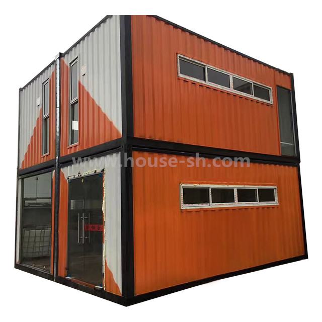 Double floors container shop